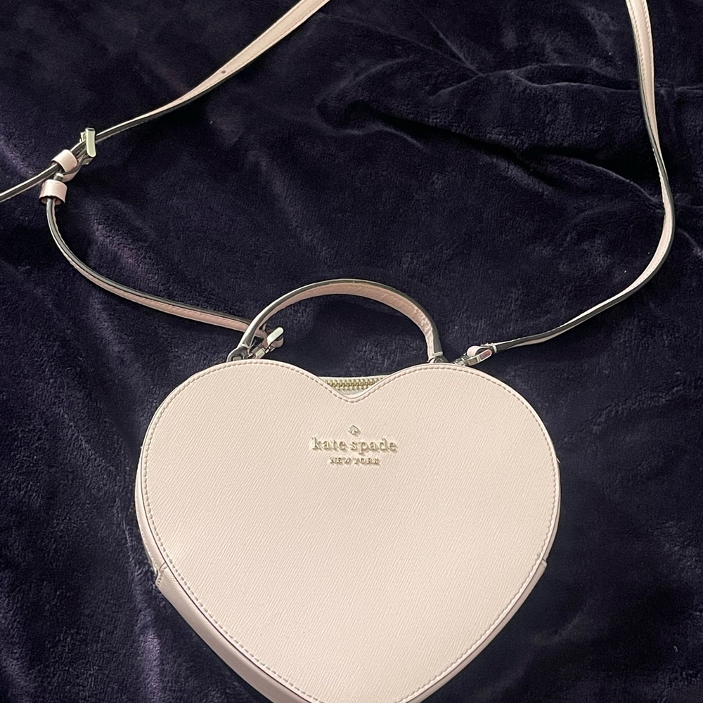 Kate Spade Cream Heart Crossbody Bag